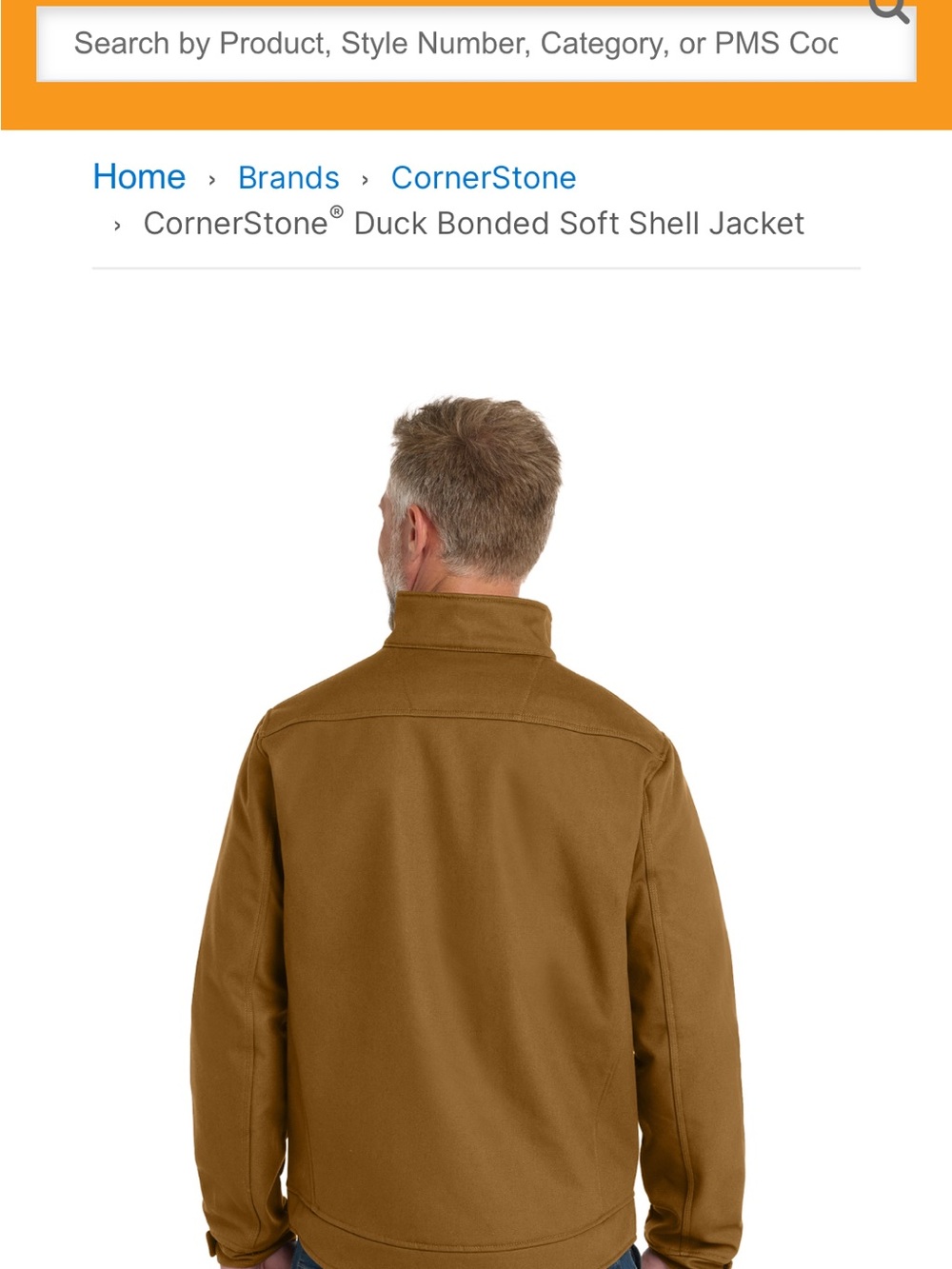 CAT Men's Tan Softshell Performance Jacket - Picture 5 of 15